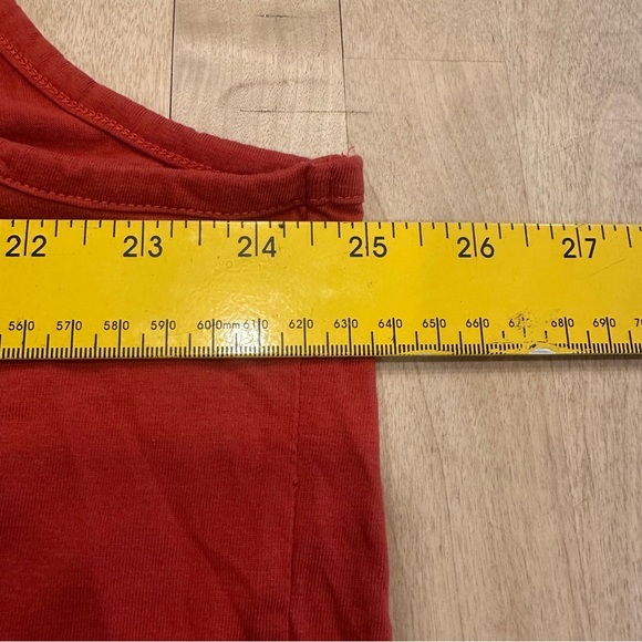 Basic Editions Womens Sleeveless Shirt Top Blouse Size 2X Red Summer Spring - Picture 7 of 8